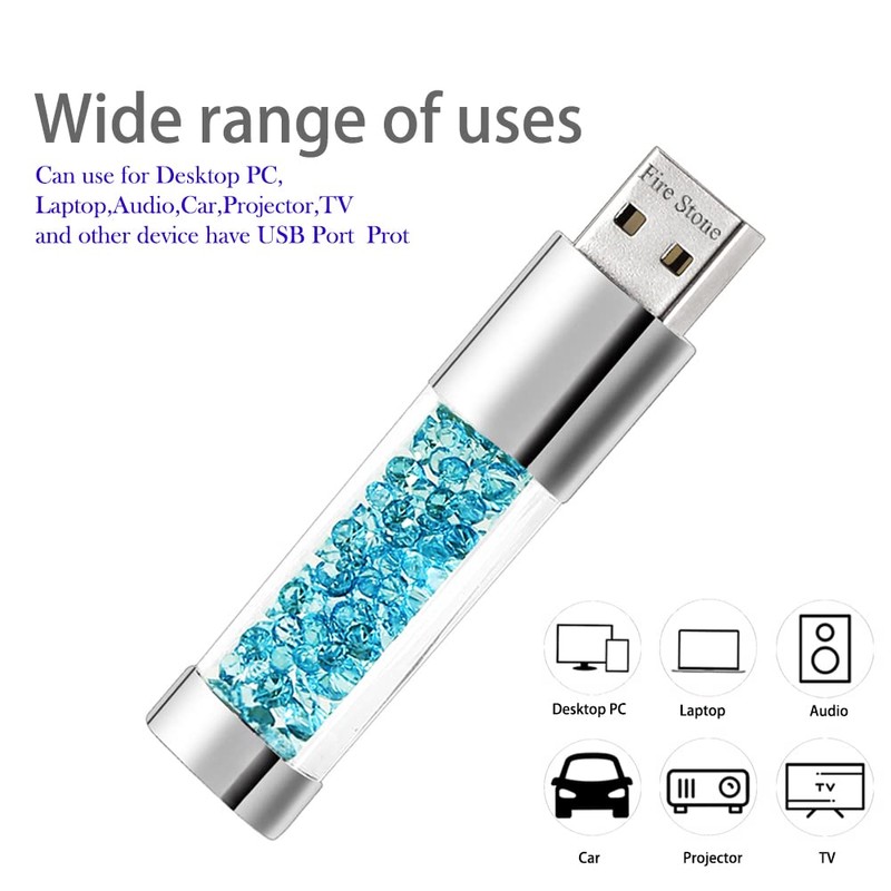 Fire Stone Lovely Diamond - Memoria USB 2.0, Diseño de
