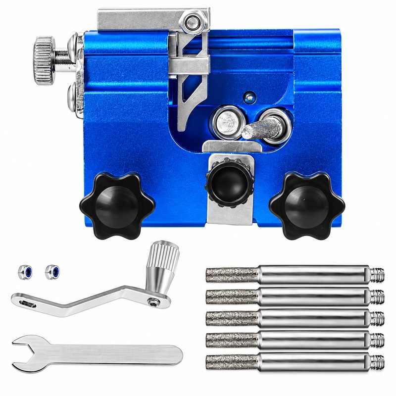 10 pcs Portable Chainsaw Chain Sharpening Jig – Hand-Crank Manual