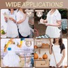 aspire White Apron Retro Ruffle Cooking Apron Maid Costume for