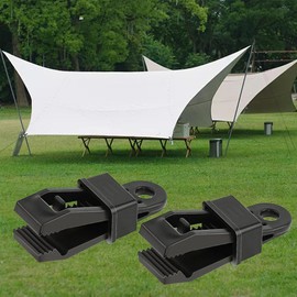 Wohlstand 16 Piece Tarpaulin Clips, Tent Tarpaulin Clips, Adjustable Robust Locking Handle Clip, Multifunctional Tent Clamp, for Outdoor Tents, Canopy, Sun Protection, Car Cover