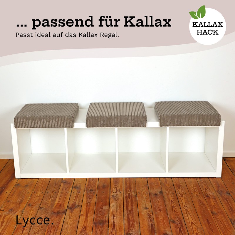 Lycce Bench Cushion Clamp Cushion 1 Strip Corduroy Fabric Extra