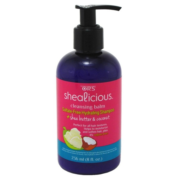 Ors Shealicious Shampoo Sulfate-Free Hydrate Pump 8 Ounce (235ml) (2 Pack)