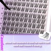 Himirell False Eyelashes DIY Clusters Lashes Individuals Wispy Wet Look