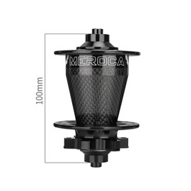 HOUSON Carbon Hub for Mountain Bikes - 32-Hole, 6-Bolt Disc Brake | Quick Release/Thru Axle Interchangeable | 2+4 Sealed Bearings | T700 Carbon + 7075 Hub (174g)