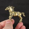 Milageto Brass Horse Ornament Horse Sculpture Desktop Ornament Tabletop Centerpieces