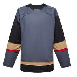 EALER H900 Series Ice Hockey League Team Color Blank Practice Jersey & Thick, Breathable and Quick-Dry High Strength Fabric&Unisex Junior to Senior