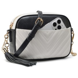 lola mae Quilted Crossbody Bag, Trendy Design Shoulder Purse