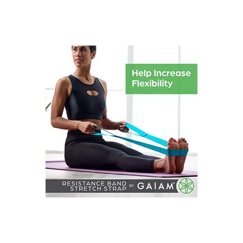 Gaiam Restore Resistance Band Stretching