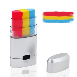 Gay Pride Face Paint liftable, 3 Color Face Body Paint-Blue Red Yellow, Decorations Face Body Paint Crayons for Gay Pride Month Celebration Party, Pride Parade