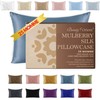 Beauty of Orient 25 Momme Premium Mulberry Blue Silk Pillowcase
