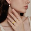 2-Pack Gold Plated Stacking Rings for Oura Ring 4/Gen 3,Non