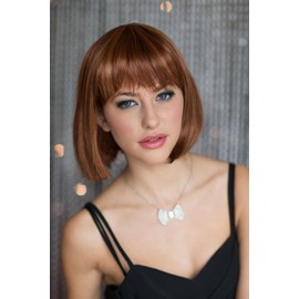 Copper red wig, bob style: Siren red auburn blonde mix #BO