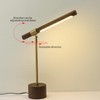 Poiaeusant Adjustable Modern Table Lamp LED Touch Control Reading Table