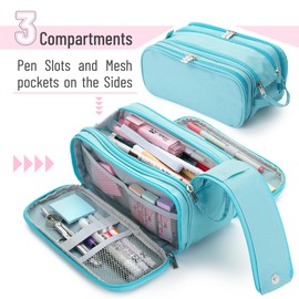 Mr. Pen - Large Capacity Pencil Case - Big Pencil Pouch - Pen Bag