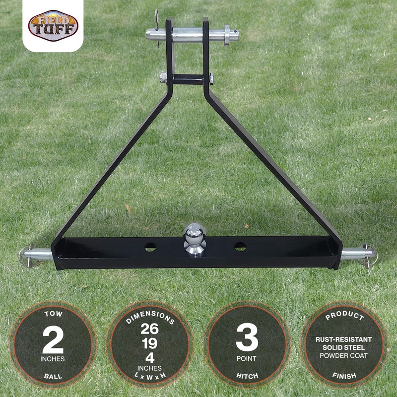 Field Tuff FTF-013PTH Heavy Duty Powder Coated Steel 3 Point