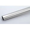Wardrobe Rail Oval Nickel-Plated Metal Length 900 mm 22 x
