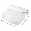 Unbranded Bath Pillow Bathtub Head Rest Support Non-Slip Spa Cushion