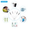 PATIKIL 9.8" Straw Cleaner Brush Set, 5 Different Dia Nylon
