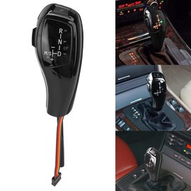 E60 Gear Knob Automatic LHD Gear Knob Automatic Automatic Gear Lever Electric LHD Automatic LED Gear Knob Retrofit Kit Replacement for E46 E60 E61 Refit for F30