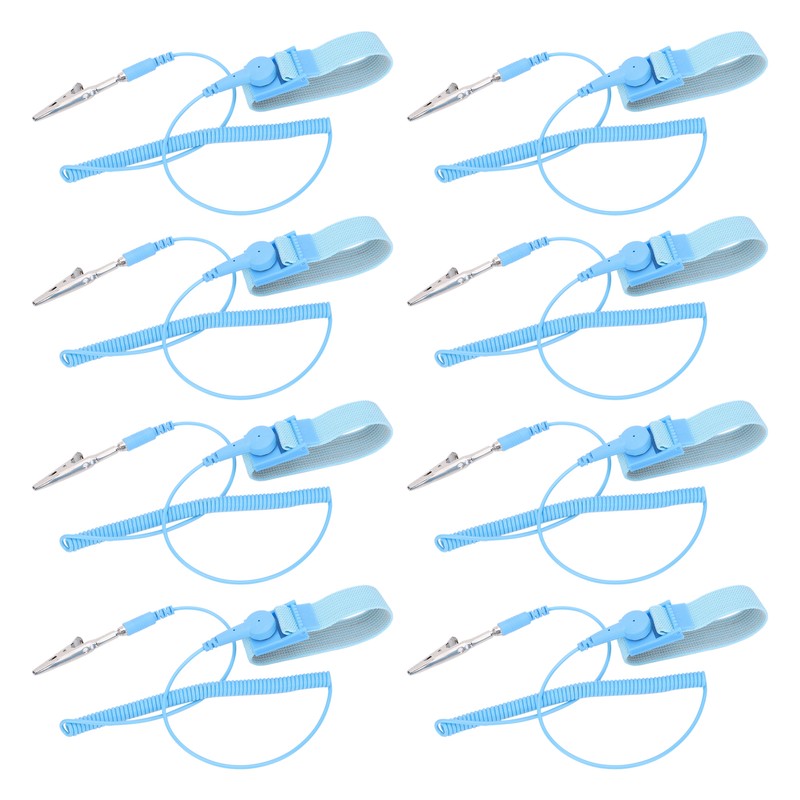 10Pcs 1.8Mx2.0MM Anti Static Bracelet Grounding Electrostatic Discharge Wrist Strap