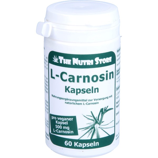 L-Carnosine 500 mg Capsules Pack of 60