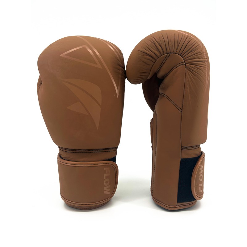Flow Progress Boxing Gloves - Multilayer Foam - Matte Brown