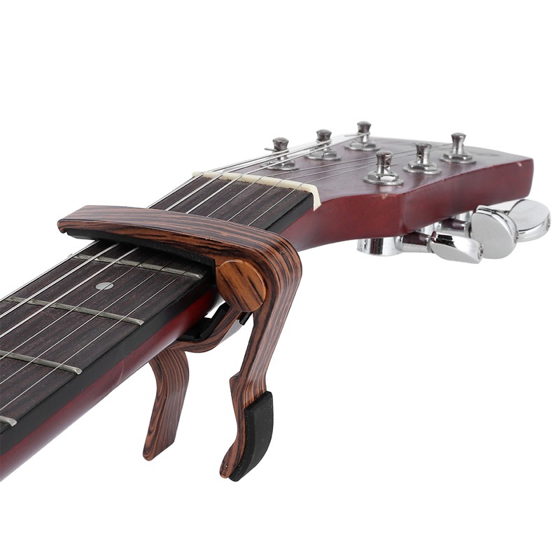 Universal Acoustic Folk Guitar Capo Tuning Clamp Clip Musical Instrument