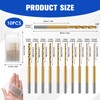 10Pcs Mini Twist Drill Bit Set, 0.6mm-2.2mm Micro Engraving Drill