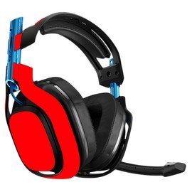 MightySkins Skin Compatible with Astro A50 3rd Generation Gaming Headset - Solid Red Protective, Durable, and Unique Vinyl Decal wrap Cover Easy to Apply, Remove, and Change Styles Made in The USA