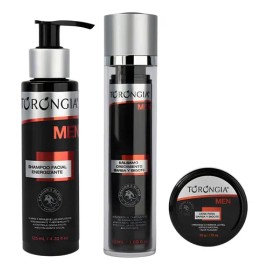Torongia Men Kit Barba Shampoo Facial + Balsamo Y Cera