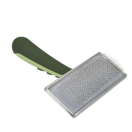 Safari by Coastal Soft Slicker Brush with Stainless Steel Pins with Coated Tips for Everyday Dog Grooming
