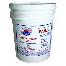 LUCAS OIL 10027-Pk1 Red 'N' Tacky Grease 35 Lb
