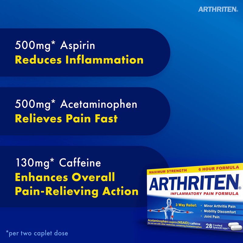 Arthriten Inflammatory Pain Formula - Maximum Strength - 6 Hour