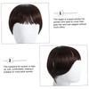 Baluue 2pcs Synthetic Hairpiece Wiglet Thinning Hair Hair Piece Volume