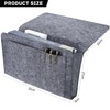 Acooruiteng Felt Bedside Caddy Non-Slip Bedside Organizer Bed Caddy Bed