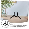 WHAMVOX Sturdy Plastic Tv Stand for White Monitor Tv Legs