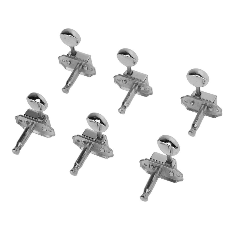6 Pcs String Tuning Pegs 3L3R High Strength Metal Machine