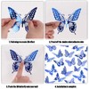 SAOROPEB Butterfly Wall Stickers, 48 Pcs 4 Styles 3 Sizes,