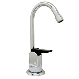Westbrass A203-NL-05 6" Touch-Flo Style Pure Cold Water Dispenser Faucet, Polished Nickel
