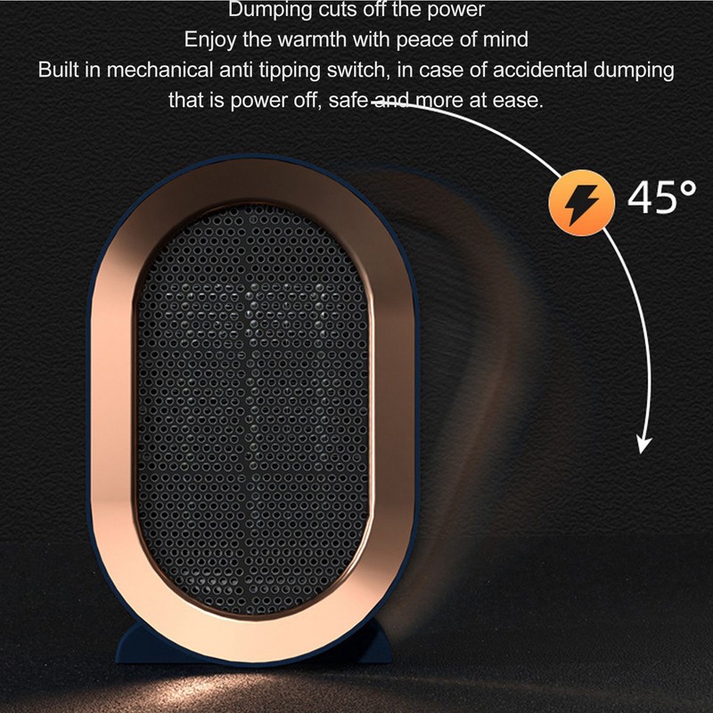 Electric Space Heater 1200W High Power Quiet Overheating Protection Dump