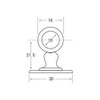 High Logic Bracket (Genko) Thread 0.4 inch (10 mm) 37008