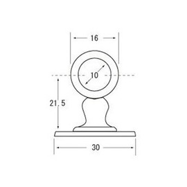 High Logic Bracket (Genko) Thread 0.4 inch (10 mm) 37008 for Stainless Pipe 9.5