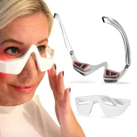 Renewa Skin EyeLift Under-Eye Skincare Tool with Red LED & Microcurrent Support | Compact Facial Device for a Refreshed Look