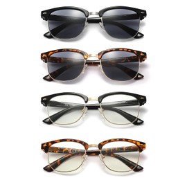 DONGDI Reading Glasses (4 MIX COLOUR, 1.25, Diopters)