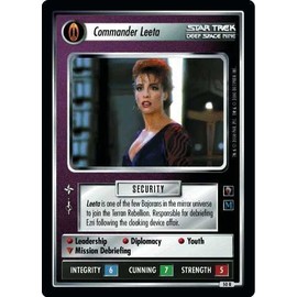Decipher Star Trek CCG 1E MM Mirror Mirror Commander LEETA 50R