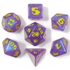 Space Invader D&D TTRPG Resin 7 Piece Dice Set Retro