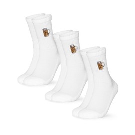 Occulto Women's & Men's Tennis Socks Pack of 3 (Model: Robin), Statement Tennis Socks, Oktoberfest