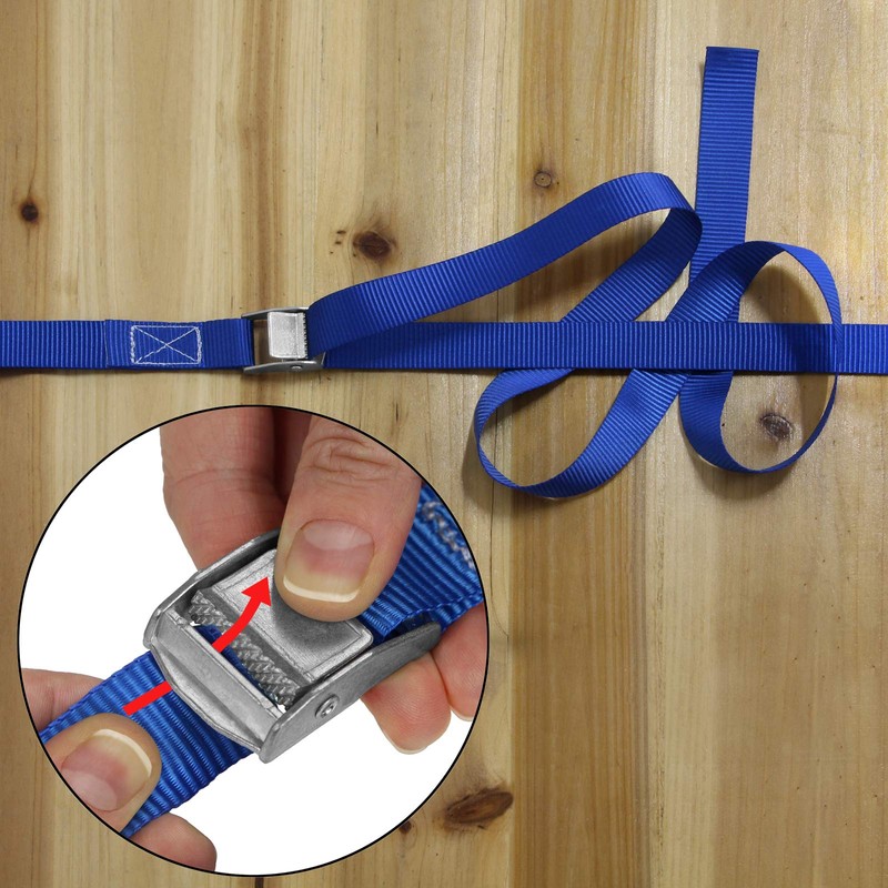 Lashing Straps Tie Down Straps Tension Belt - Blue -
