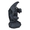 Warden Large Cathedral Guardian Crouching Winged Gargoyle Statue 12.5"H Fantasy
