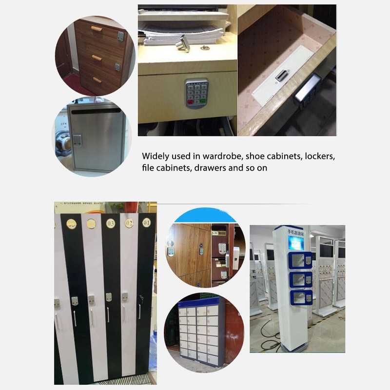 Electronic Cabinet Lock Zinc Alloy Easy to Install Cabinet Keypad